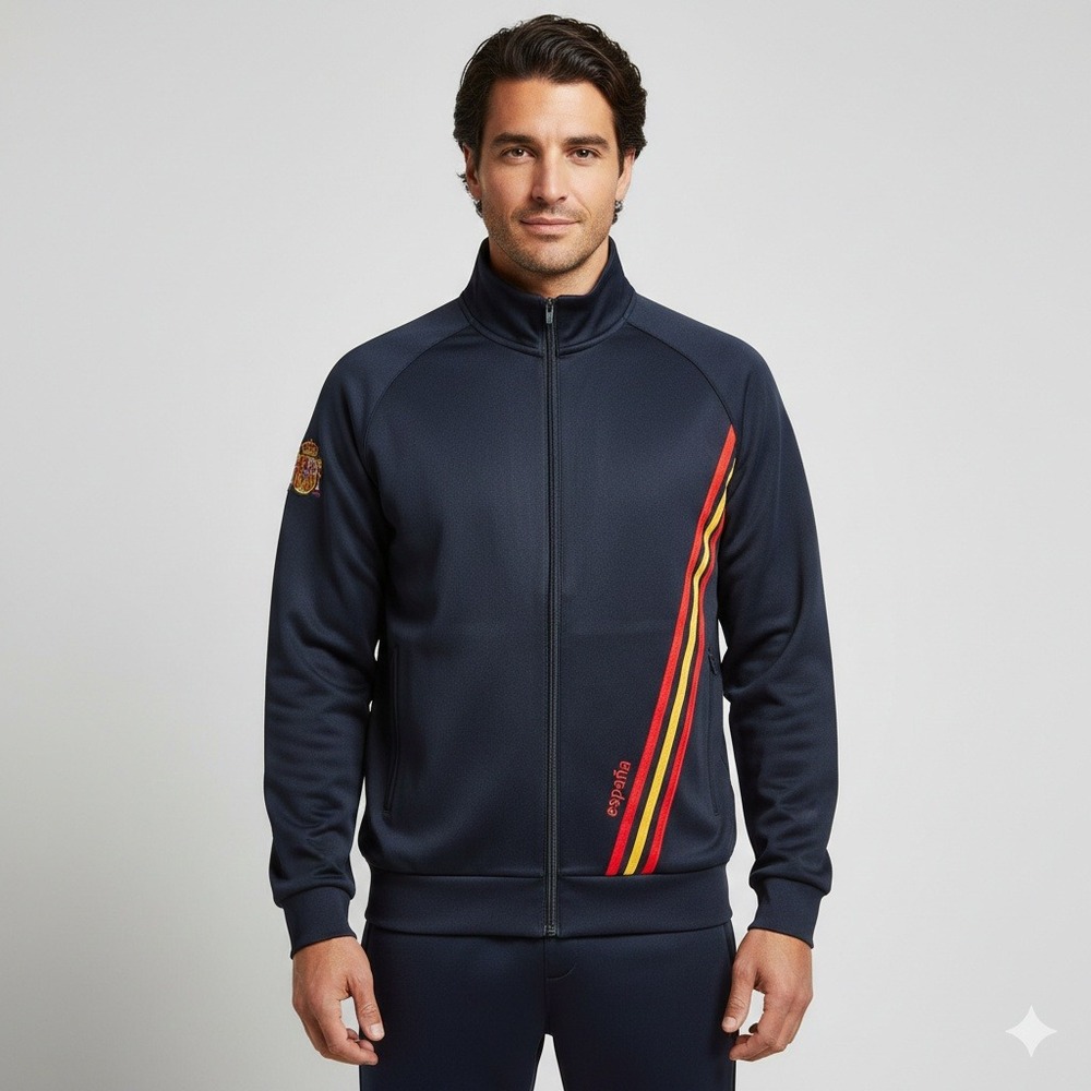 VTG‎ Adidas 2006 FIFA World Cup Spain España Track Jacket Navy Blue Mens Size M